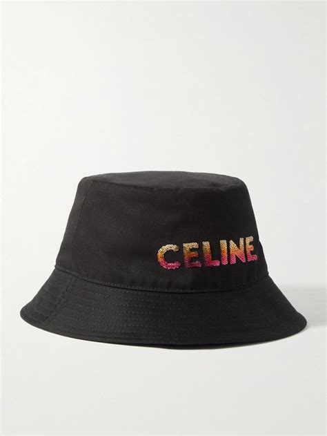 celine bucket hat womens|embellished bucket hat.